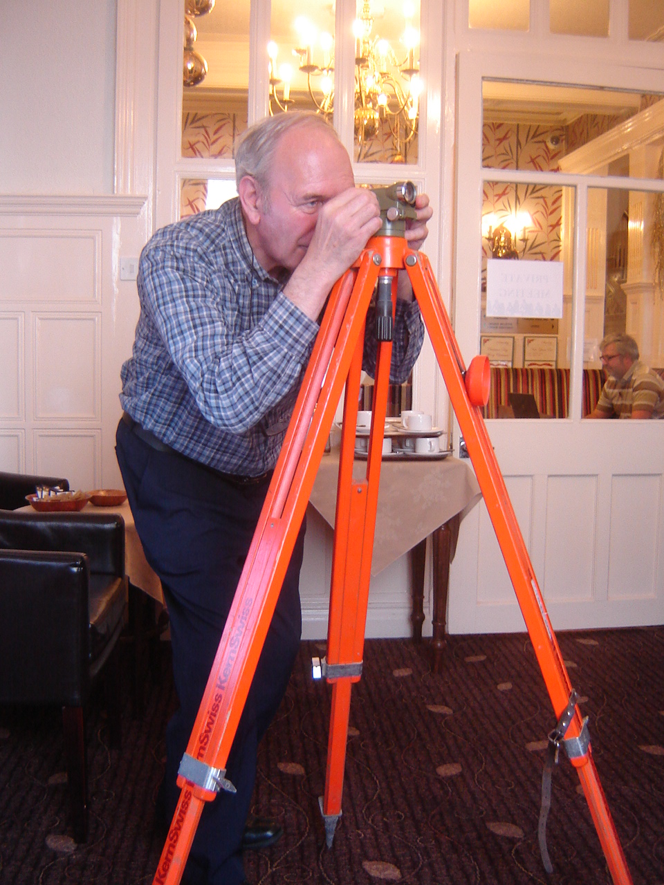 Learning how to use a Dumpy Level 